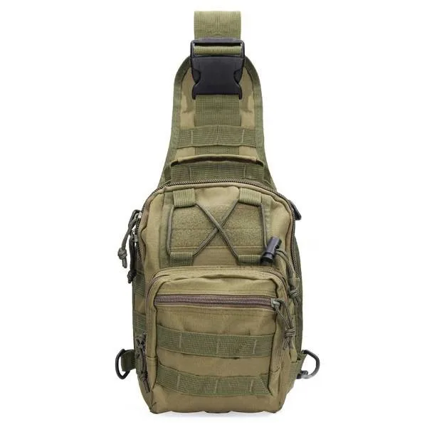 EBOYU тактическая сумка-слинг, Мужская Военная спортивная сумка, EDC Molle Pack, рюкзак, сумка через плечо, на грудь, для кемпинга, пешего туризма