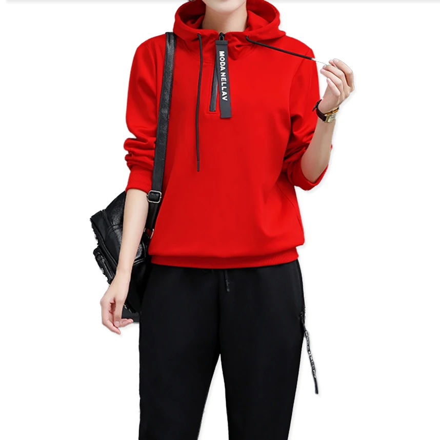 2018 осенний корейский новый спортивный костюм женский Повседневный Спортивный