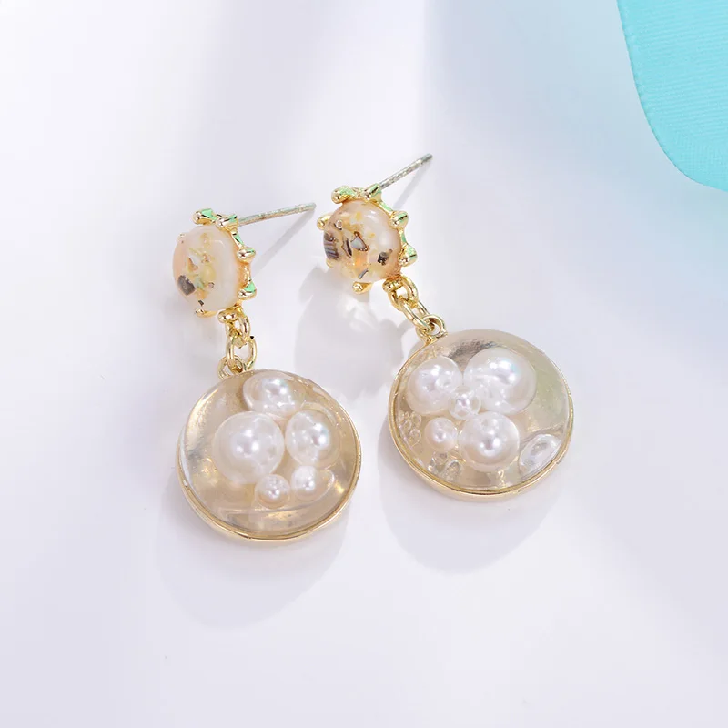 Стильные висячие серьги с интимным жемчугом индийские ювелирные изделия