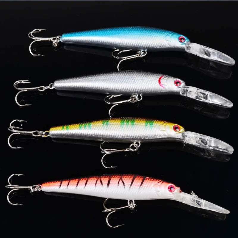 1 PCS 12.5cm 14g japan Hard Bait Laser Minnow Fishing Lure Pesca Hook Fish Wobbler Crankbait Tackle Artificial Lures FD-36