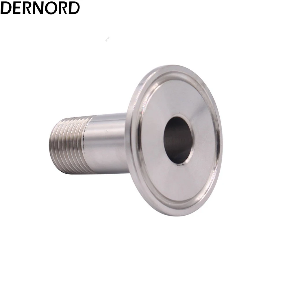 304 из нержавеющей стали, адаптер с наружной резьбой DN15(1/") NPT x 1,5" Tri Clamp
