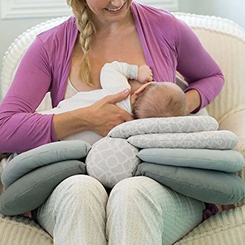 Мягкая подушка для грудного вскармливания 1 2 кг хлопковая Подушка кормления