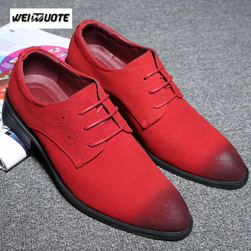 WEINUOTE/мужские оксфорды из воловьей кожи повседневная обувь в деловом стиле