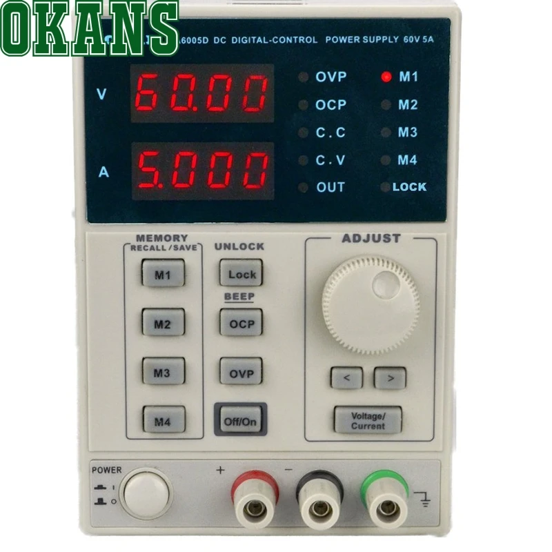 KORAD KA6005D-прецизионный Регулируемый 60V 5A DC Линейный источник питания Цифровой |