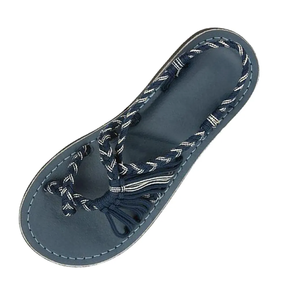 JAYCOSIN обувь женские сандалии пеньковая веревка шлепанцы Сандалии Летняя мода