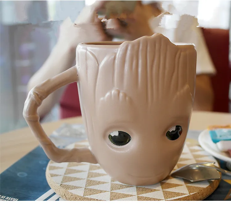 Marvel Cute the Galaxy Guardians Baby Groot Кубок Бытовая керамика кофейная кружка чашка фигурки модель персонализированные подарки