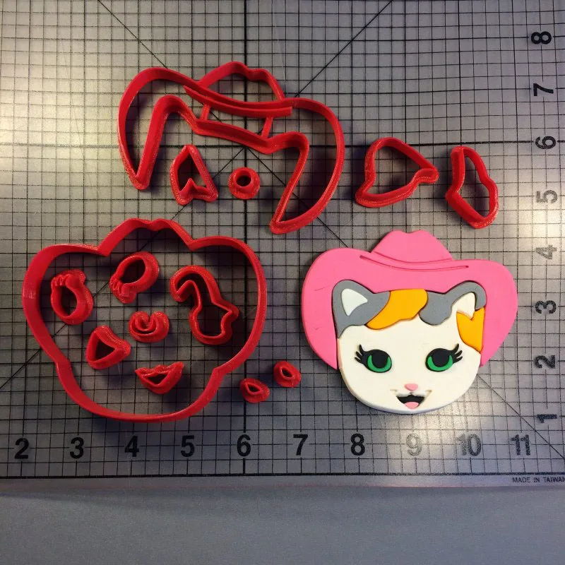 Cute Cat серия формочки для печенья на заказ 3D Печатный Набор торта Fondant Cupcake лучшие