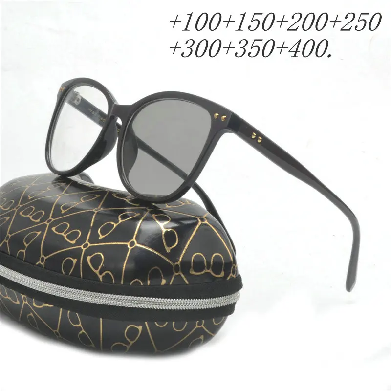 Прогрессивные многофокальные очки переходные солнцезащитные фотохромные для