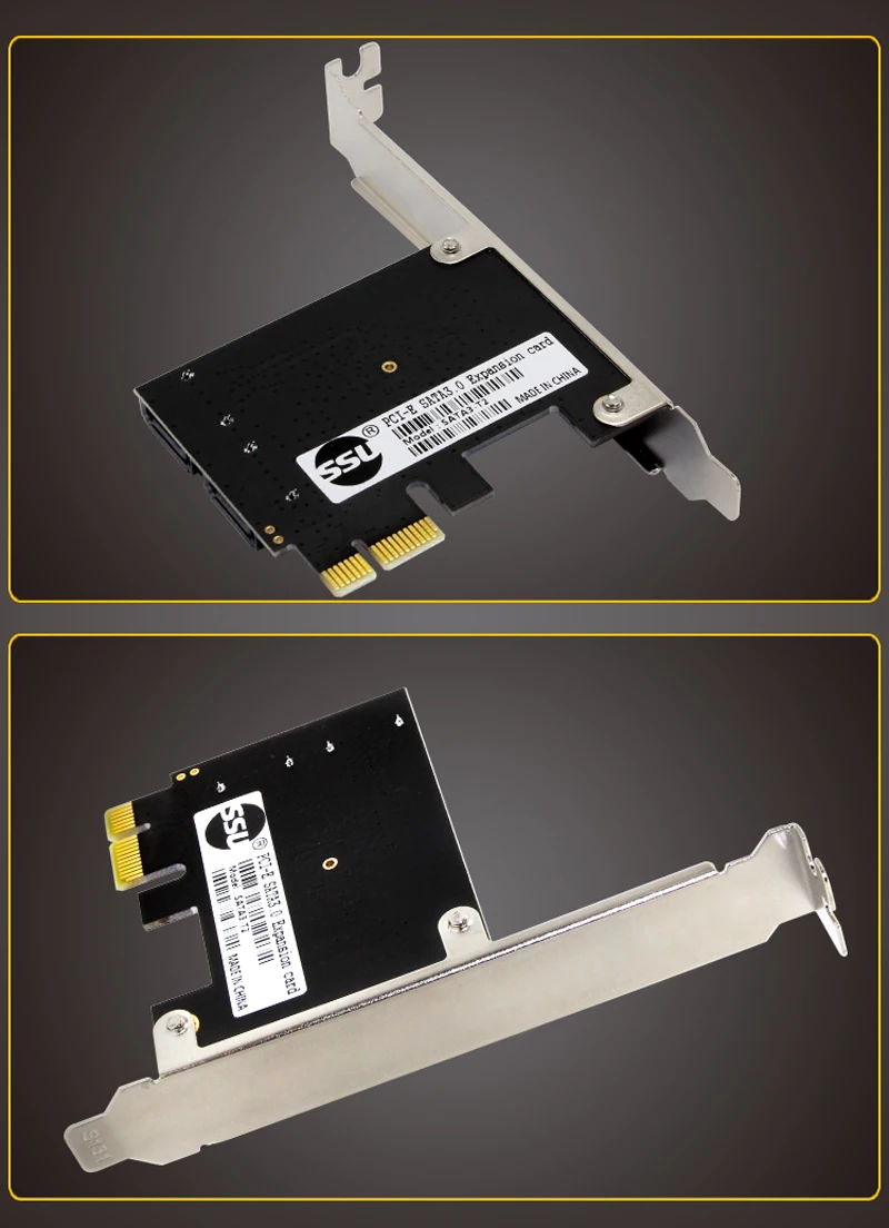 Платы расширения H1111Z PCI-E SATA 1X 4X 8X 16X PCI-E PCI Express to SATA 3,0 с 2 портами SATA III 6 Гбит/с