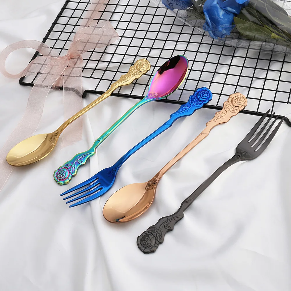 1 шт. столовые ложки из нержавеющей стали|Вилки| |