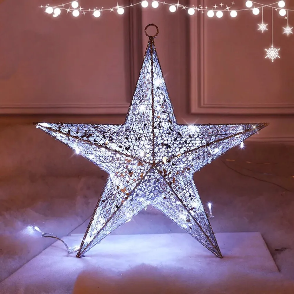 2018 новые рождественские украшения железное искусство звезда Рождественская