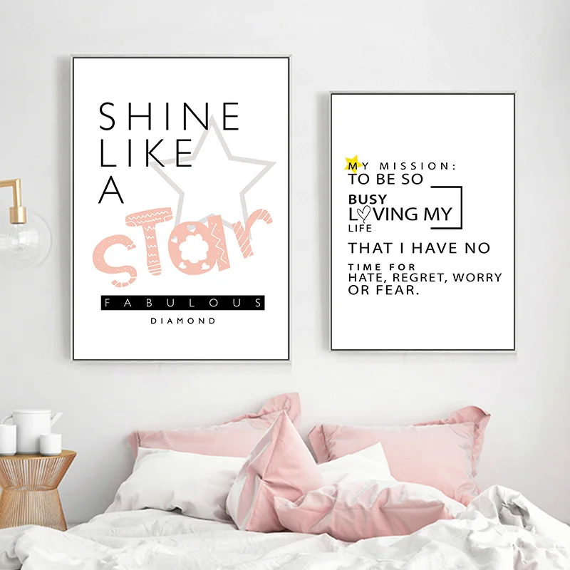 TaaWaa розовые Фламинго простые линии плакаты и принты Куадрос Декор