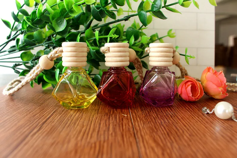 Флакон для парфюма Автомобильный цветной 6 мл 5 шт./лот|perfume bottle|hanging perfume bottlesperfume