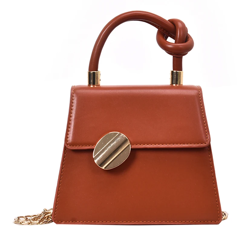 

Women European Small Square Bag 2020 New High Quality PU Leather Women's Designer Handbag Chain Shoulder Messenger Bags Clutch