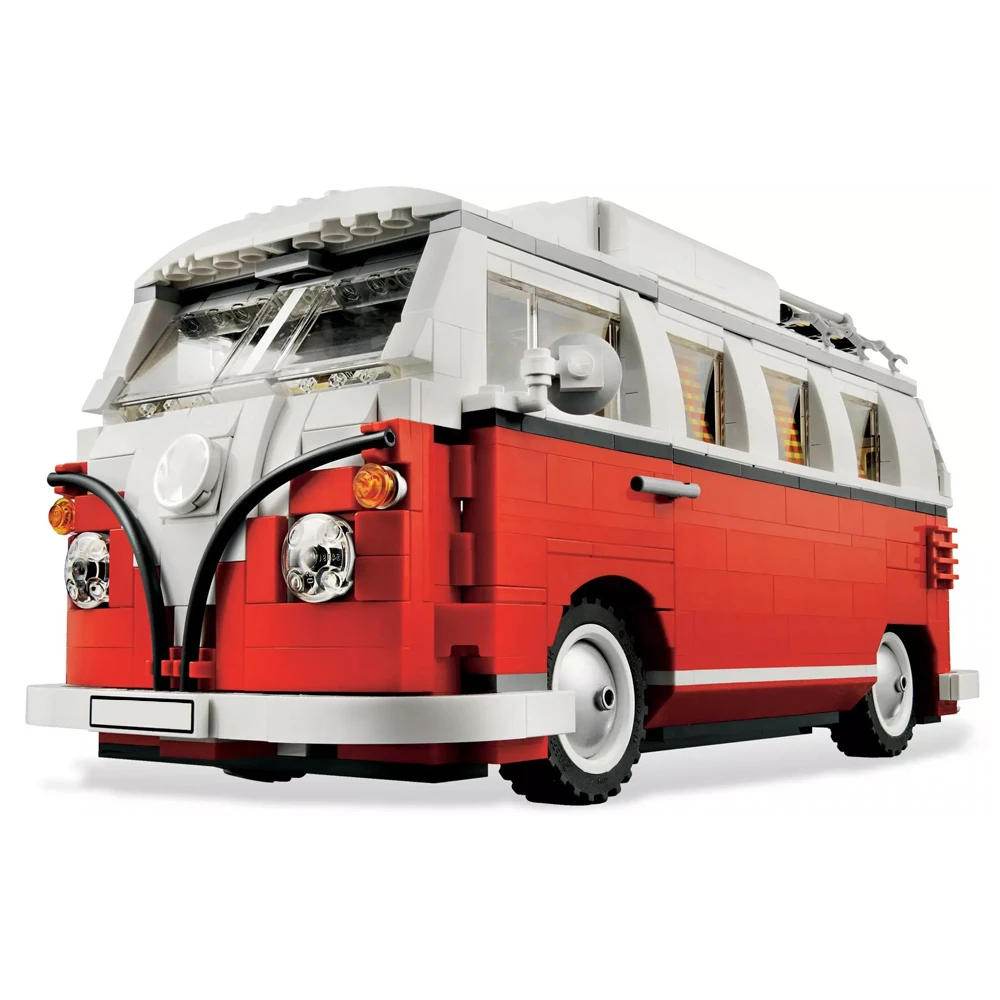 1354 шт. подходит для лего technic Creator 10220 набор T1 Camper Van строительные блоки для автомобилей Кирпичи игрушки для детей развивающие подарки DIY