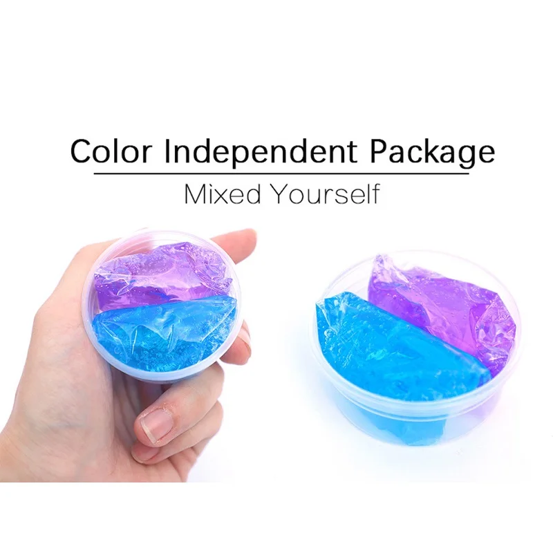 Пушистая пенная слизь Diy Цветная глина Пластилин игрушка кристальная грязь