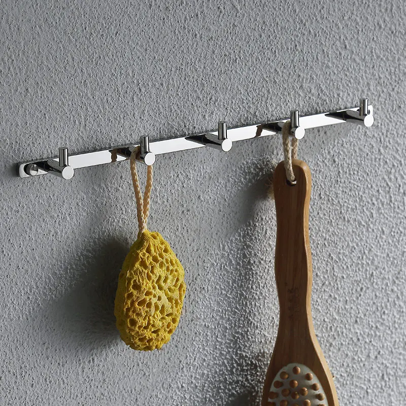 Крючок до волны 304 нержавеющая сталь вешалка для одежды Ванная комната подвесной