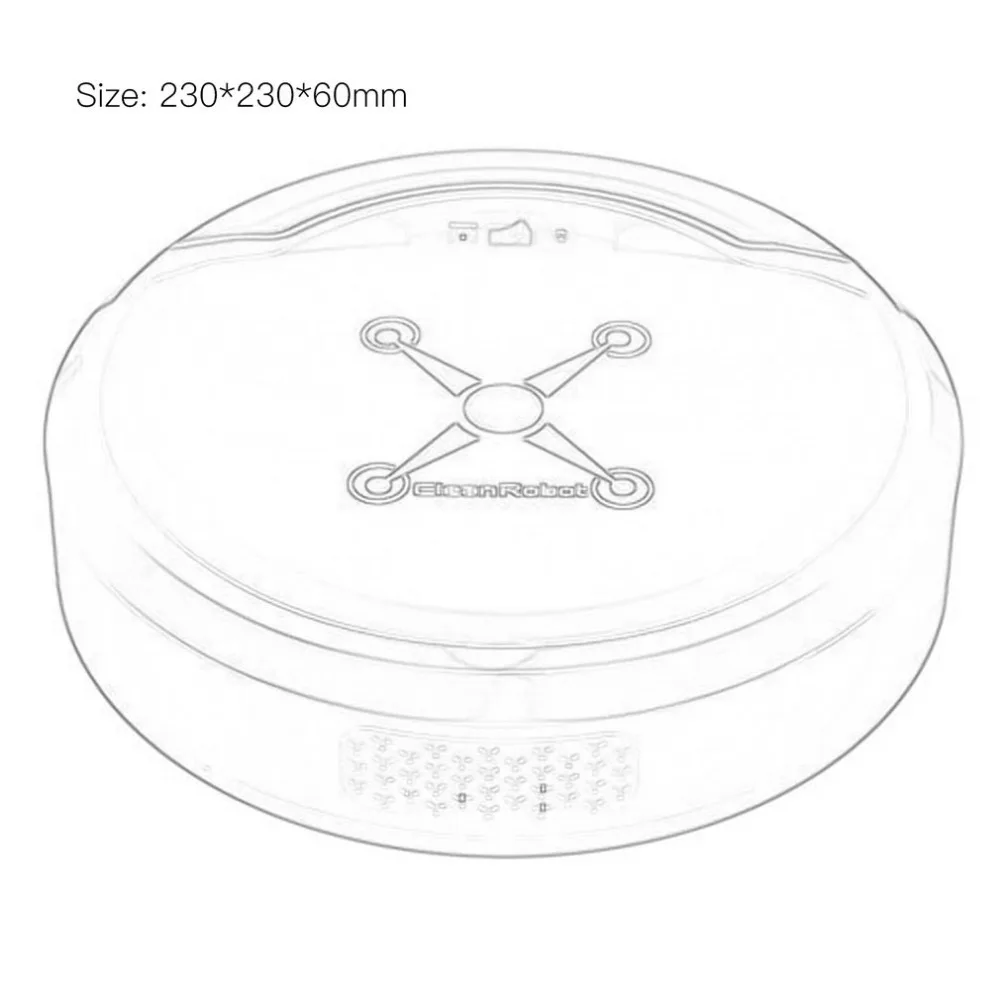 Новый перезаряжаемый Автоматический робот для уборки умный подметания пола пыли