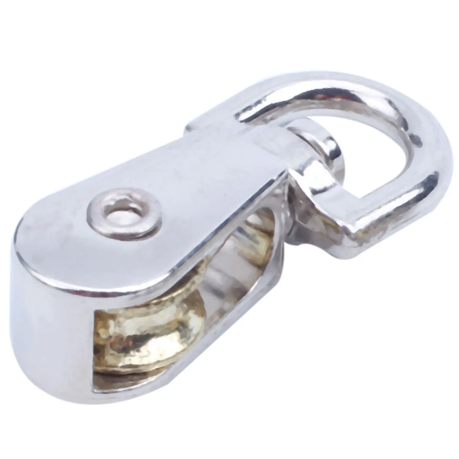 2 шт 12 мм Диаметр металла одиночный шкив фиксированной веревки для глаз