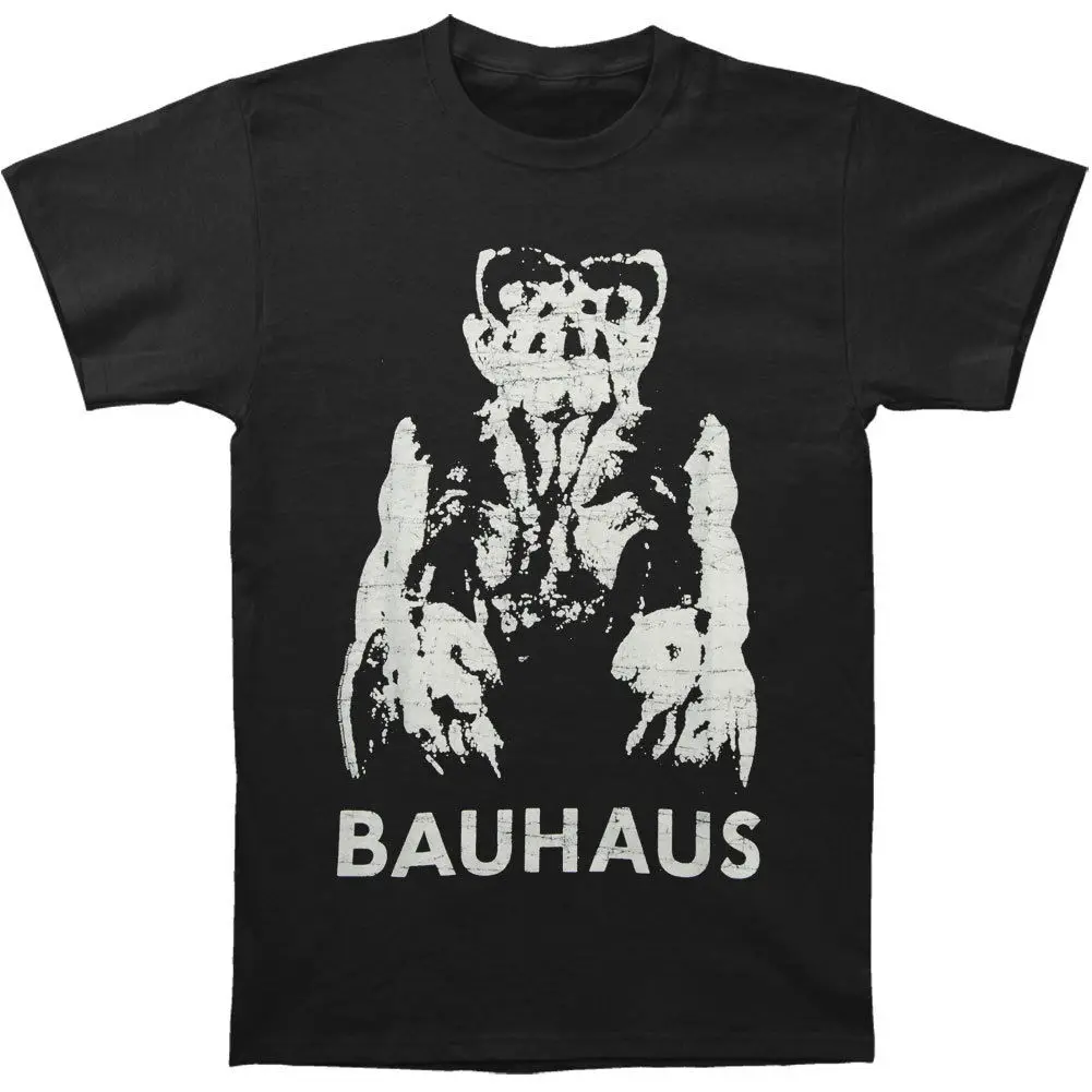 Мужская приталенная футболка Bauhaus черная крутая Повседневная унисекс модная