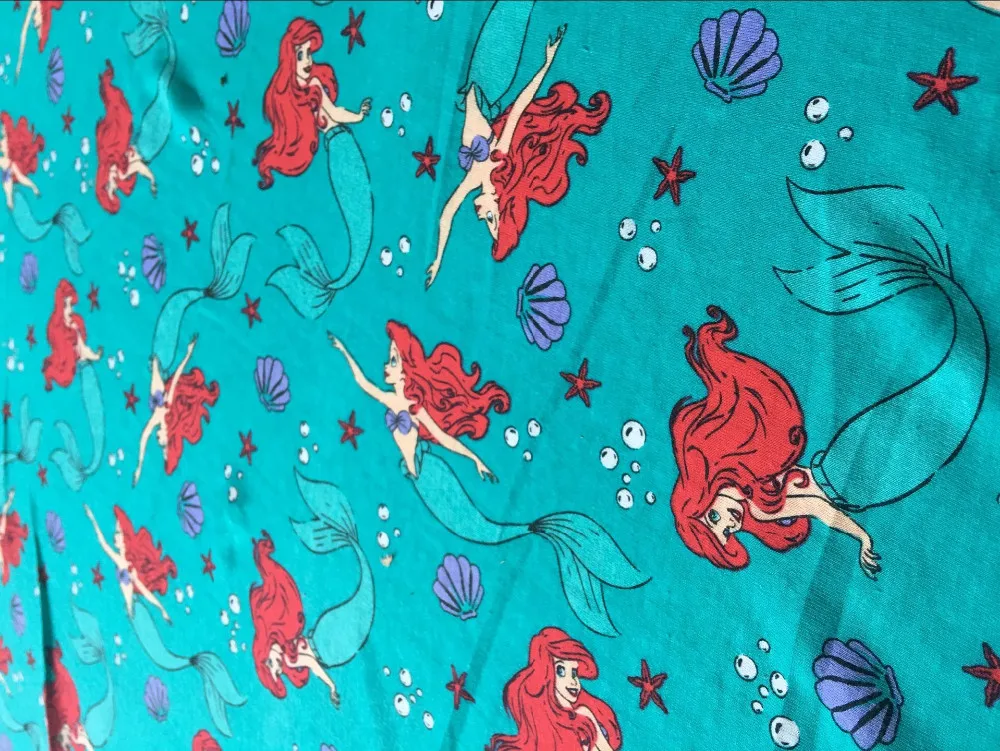 Мягкая хлопковая ткань Ариэль в синем цвете 100*148 см|fabric cotton|cotton diyariel cotton |