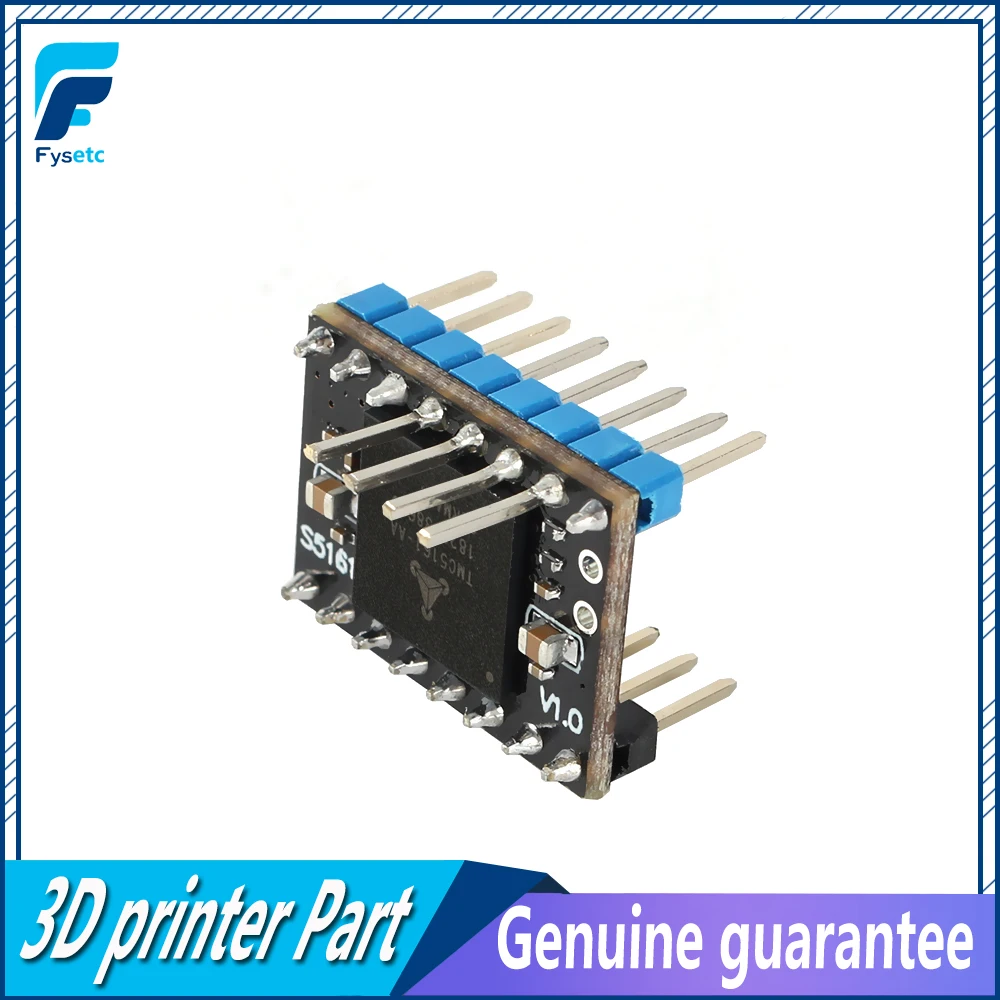TMC5161 V1.0 SPI Stepper Motor Driver High Power 3.5A Stepstick Mute For Nema 17 23 Replace TMC5160 VS TMC2130 | Компьютеры и офис