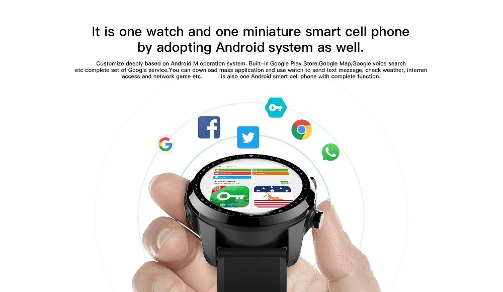 Смарт-часы KOSPET BRAVE вызов gps wifi сердечный ритм SmartWatch Монитор артериального давления шаги мульти-спортивные режимы для IOS и Android