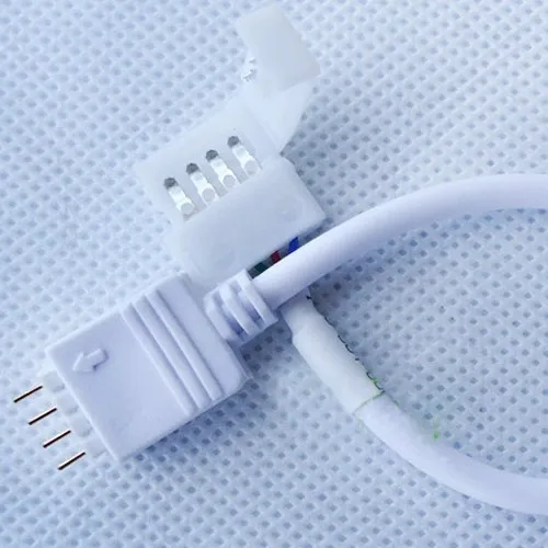 Оптовая продажа 100 шт./упак. 4 контактный кабель со штыревым разъемом до 10 мм 4PIN