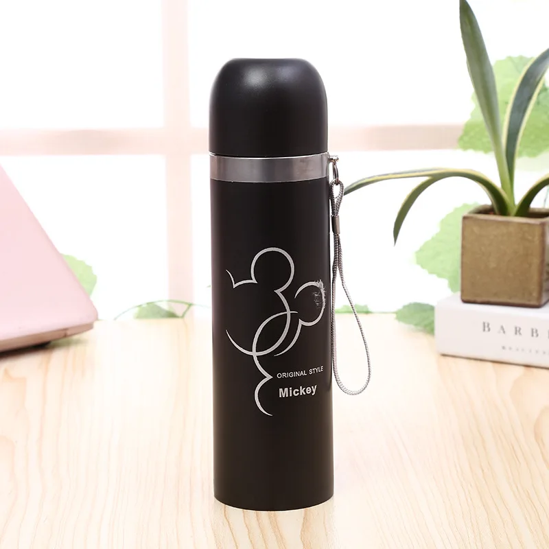 500 мл 304 термос из нержавеющей стали для чая Женская бутылка воды студентов мини