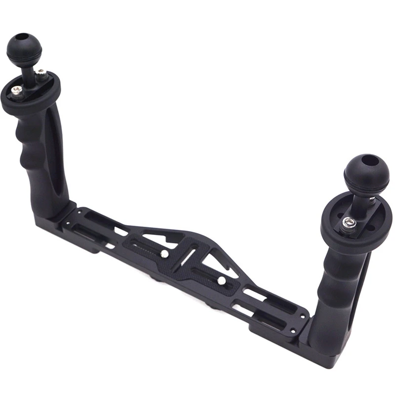 Двойной Ручной Стабилизатор для подводной камеры дайвинга лоток/Ручка