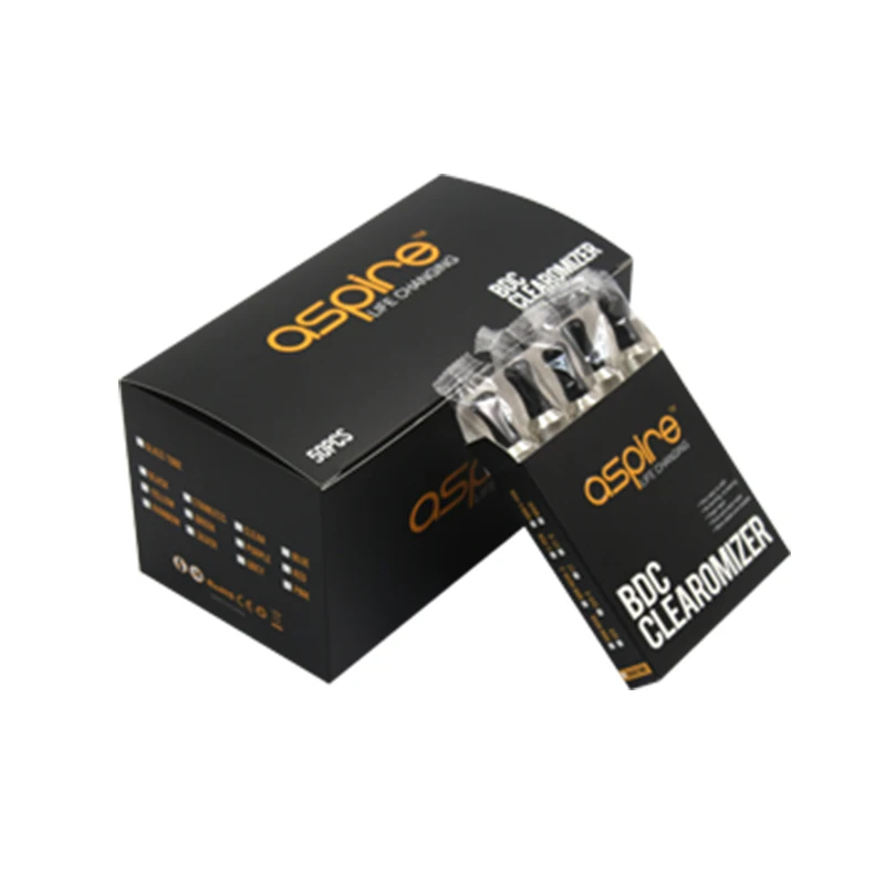 5 шт./лот электронная сигарета вейп-бак Aspire Mini Vivi Nova-S атомайзер BDC Coil клиромайзер vs