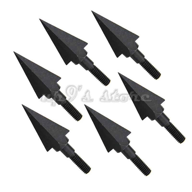 6 шт. 100 наконечников для стрел из зерна наконечники лука охоты стальные стрельбы