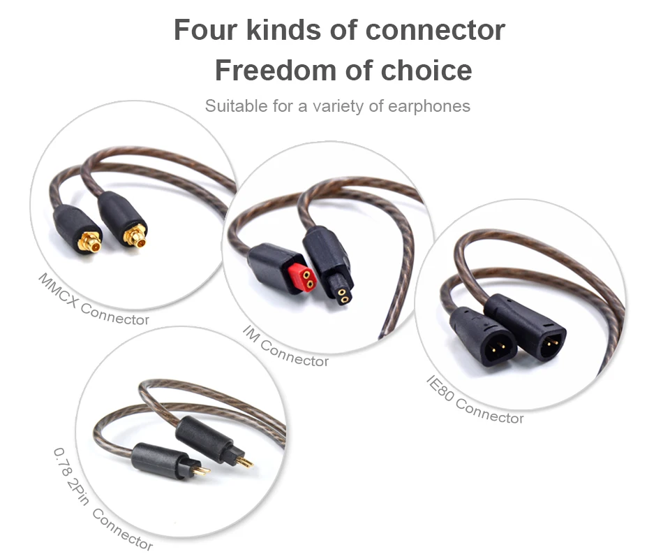 OKCSC CSR Bluetooth беспроводной кабель MMCX/0,78/IM/IE/A2DC разъем Apt-x для SE535/IM50/IE80/ATH-IM10