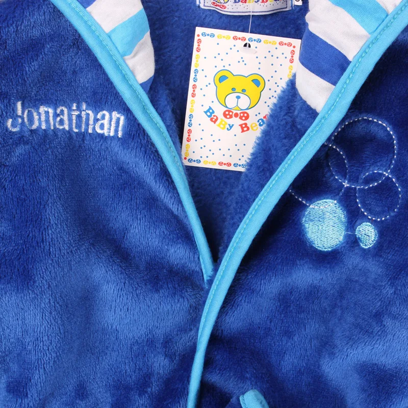 Хлопковый детский халат с новым рисунком банный детская одежда для младенцев 6