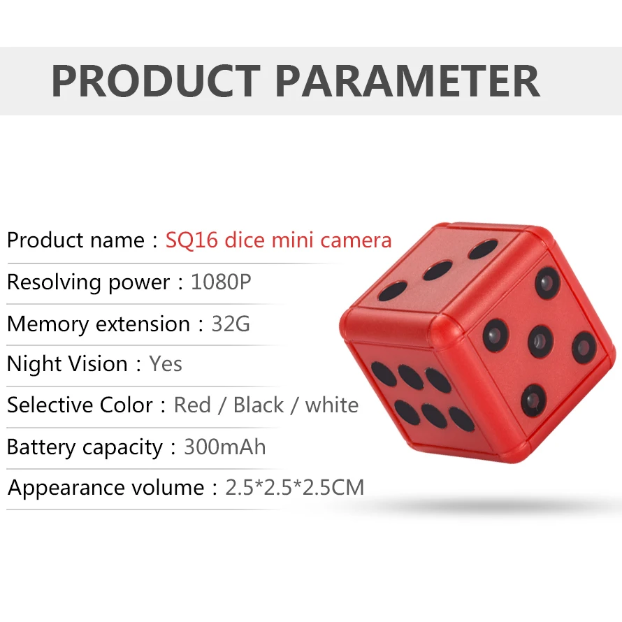 SQ16 SQ 16 маленькая секретная мини видеокамера камера ночного видения HD 1080p с