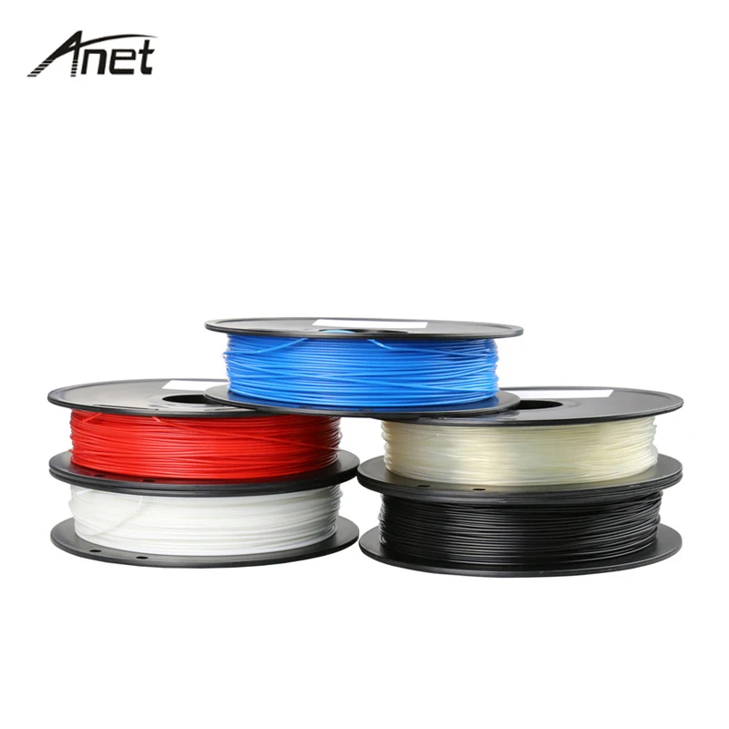 Anet 1 75 мм 0 5 кг/рулон ABS PLA нить 3D Принтер Нити пластиковые резиновые расходные