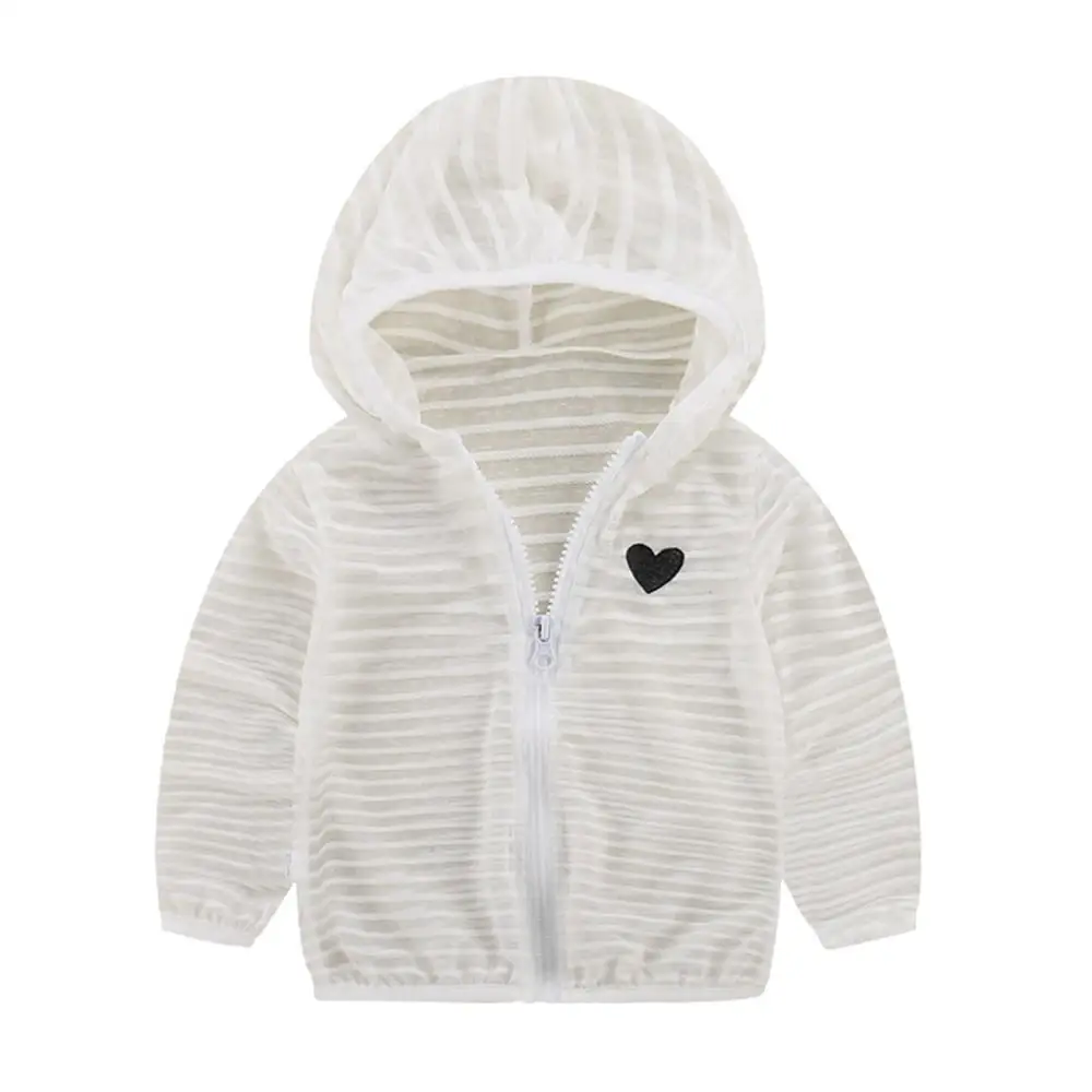 Новый сезон: весна–лето детей Костюмы для мальчиков и девочек полосатый сердце с