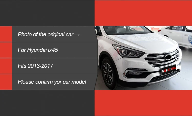 AKD автомобильный Стайлинг Головной фонарь для hyundai IX45 фары 2013- Santa Fe светодиодный фонарь DRL Hid Bi Xenon автомобильные аксессуары
