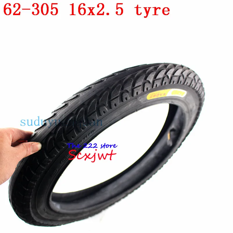 Шина 16x2 50 64 305 с внутренней камерой 5 16*2 подходит для электрического велосипеда