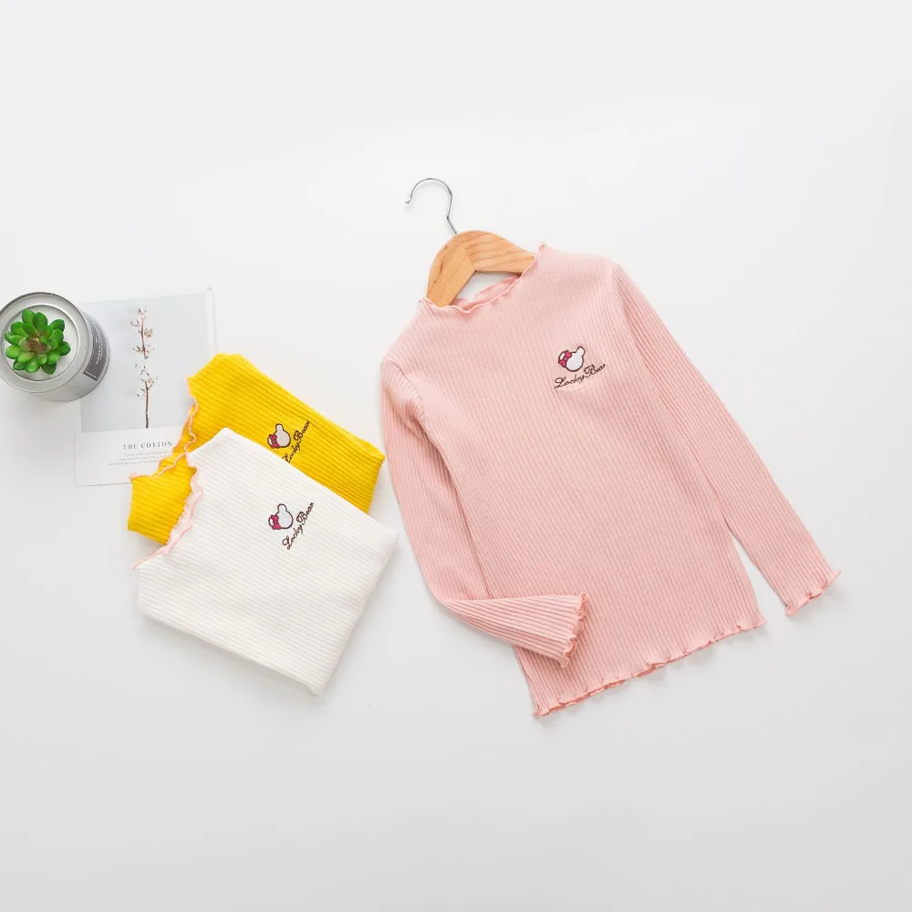 Детский осенне зимний свитер с длинным рукавом и бантом|Свитера| |