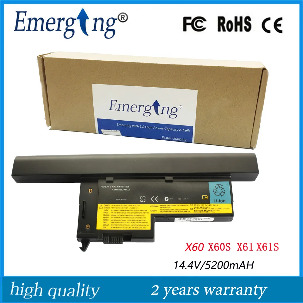8 ячеек 14 4 v 5200mah японская ячейка Новая батарея для ноутбука lenovo x61 x60 x60s x61s|new laptop