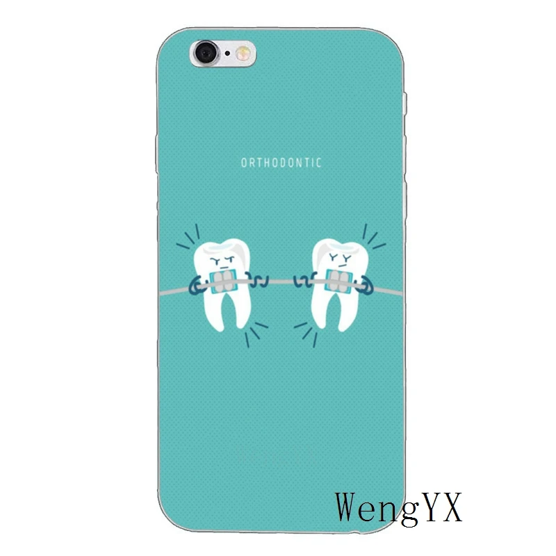 Мягкий чехол для samsung Galaxy S10 Lite S9 S8 S7 S6 edge Plus S5 S4 Note 9 8 5 4 mini - Цвет: Tooth-LoveClear-A-04