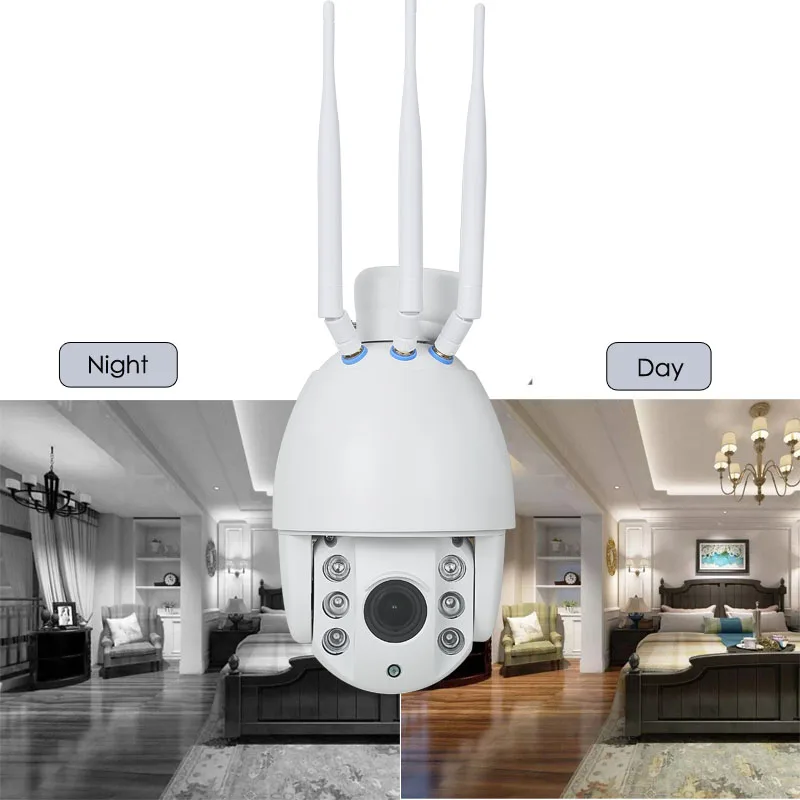 60 Вт солнечная панель питания ip-камера Wifi 1080P HD 3g 4G SIM карта PTZ Солнечная камера для улицы 5X оптический Купол CCTV видео камера безопасности