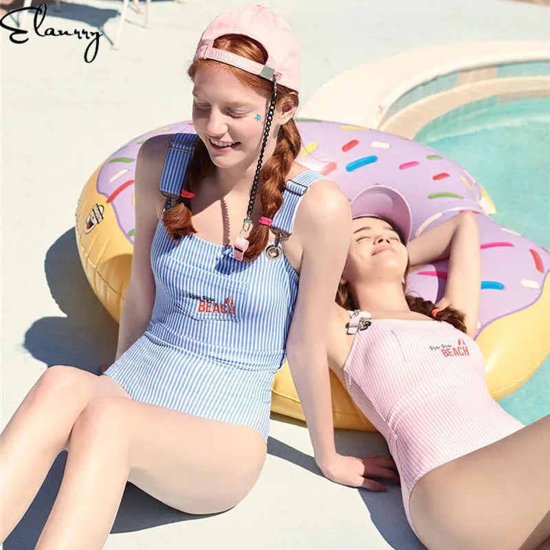 2018 новейший один предмет женский купальник с широким ремешком винтажный в