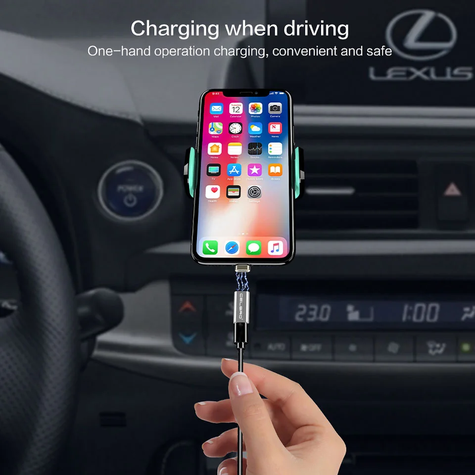 Кабель с разъемом Micro USB Type C магнитным адаптером для магнитное зарядное