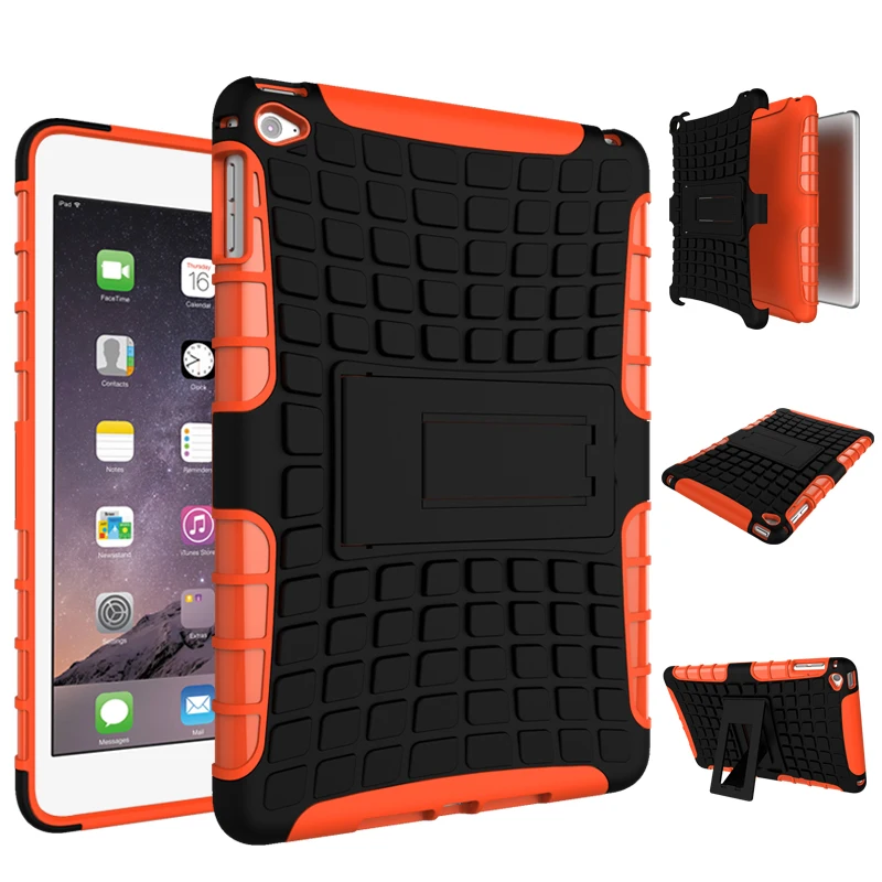 Детский безопасный чехол для IPad Mini 1 2 3 4 Armor Tablet Heavy Duty силиконовый чехол-подставка
