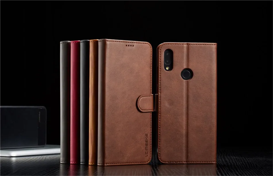 Чехол для Redmi Note 7, кожаный бумажник phoen, чехол для Xiaomi Redmi Note 7, чехол, чехол для Redmi Note 7, откидной кожаный чехол, hoesje Funda