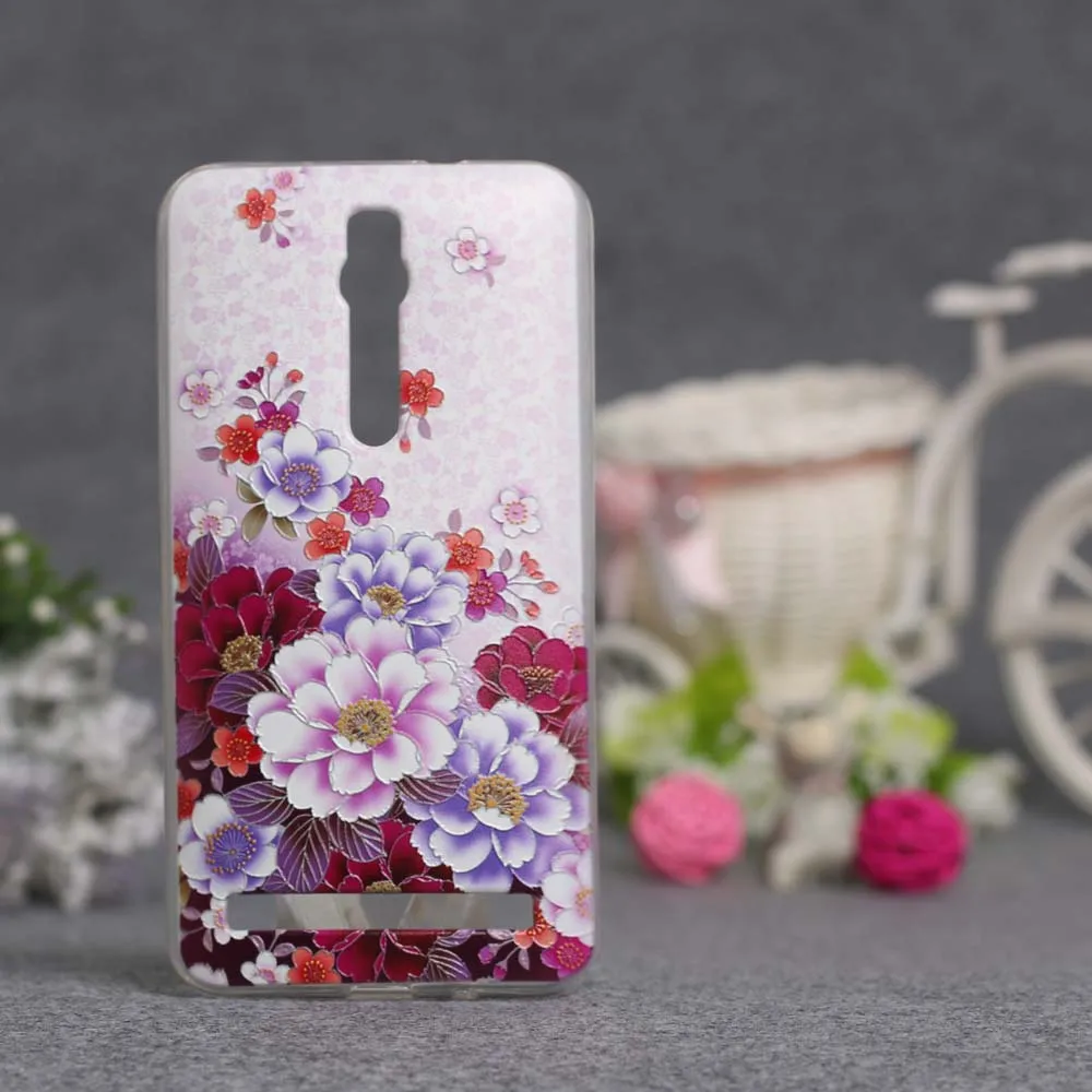 Новый 3D рельефный печатный тпу гелевый чехол для Asus Zenfone 2 ZE550ML ZE551ML / (5 5 дюйма)