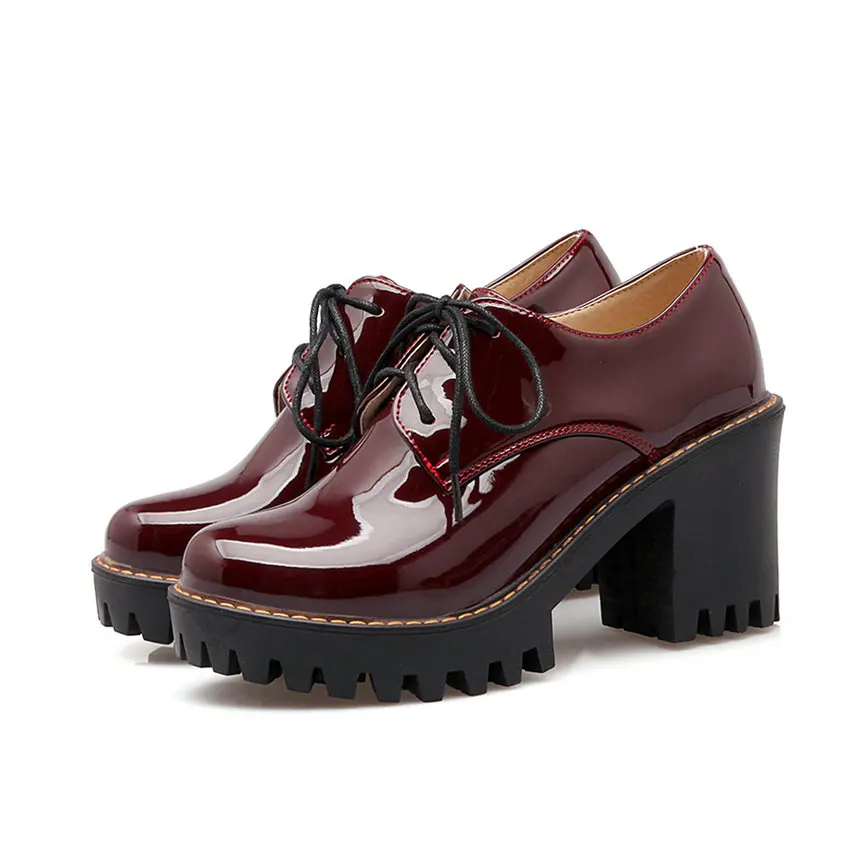 Женские туфли-лодочки Dousin на платформе со шнуровкой и острым носком | Обувь