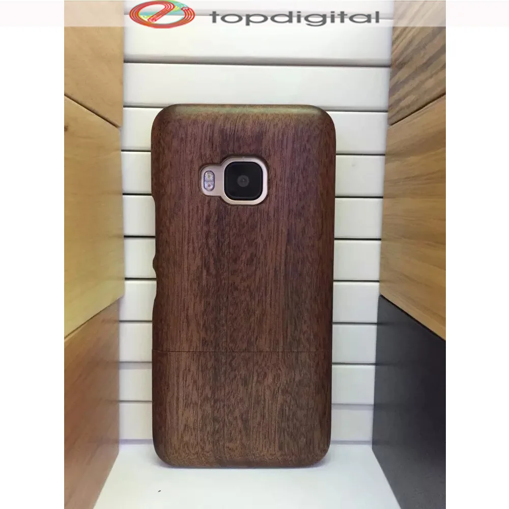 Чехол из натурального дерева для HTC One M9 Жесткий задняя крышка Роскошный Ретро